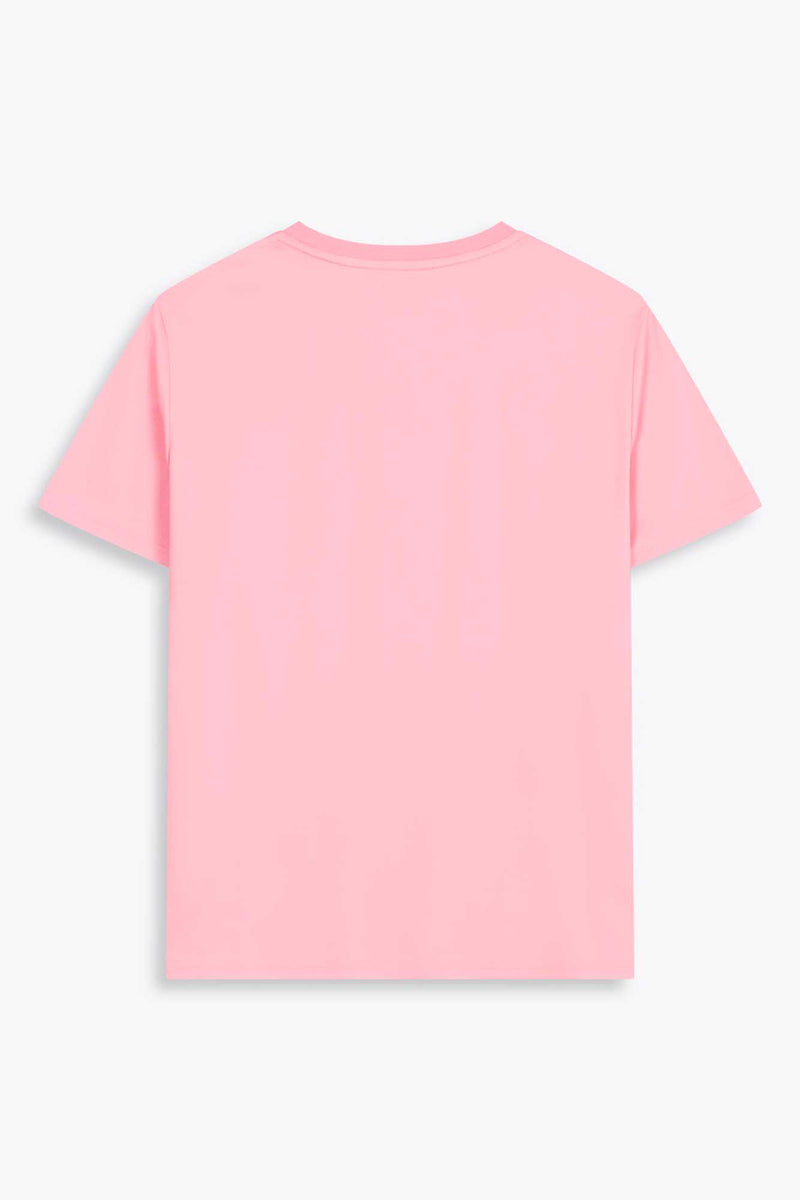 T-shirt en coton pima et soie "Chloe"
