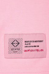 T-shirt en coton pima et soie "Chloe"