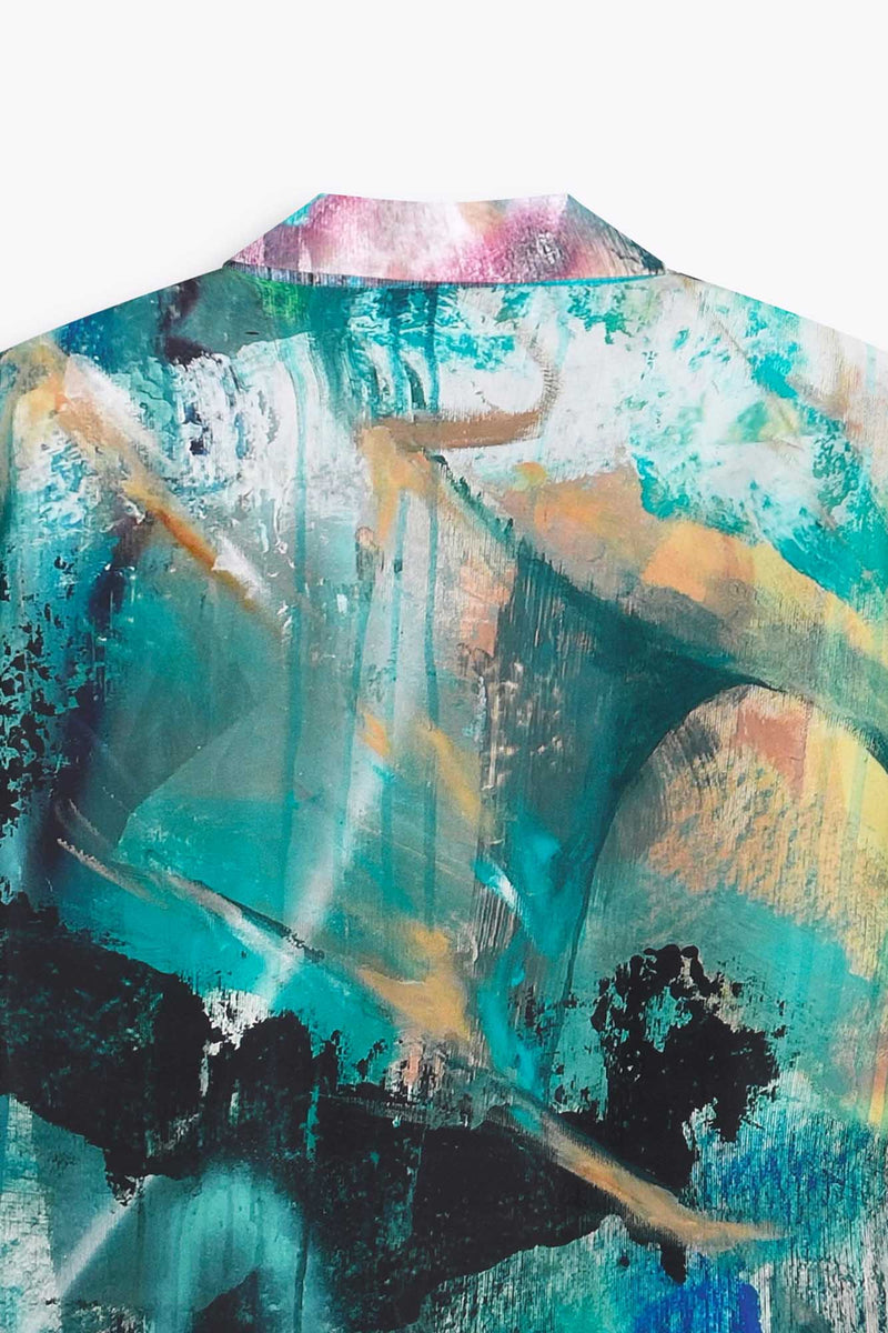 NINON SLEEVE SILK SHIRT, MULTICOLOUR