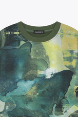 Sweat col rond "Herbarium"