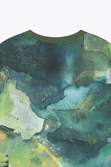 Sweat col rond "Herbarium"