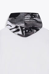 Hoodie Blanc "PLMPSST#4"