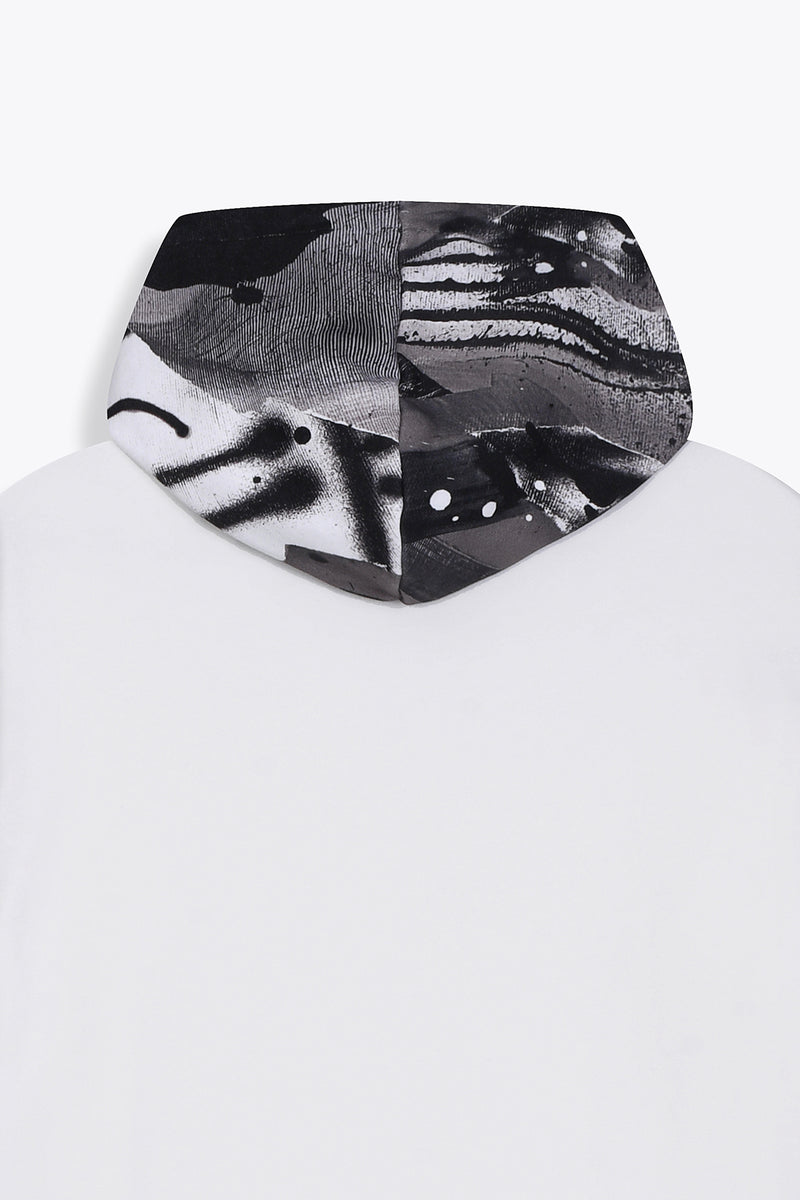Hoodie Blanc "PLMPSST#4"