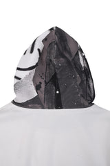 Hoodie Blanc "PLMPSST#4"