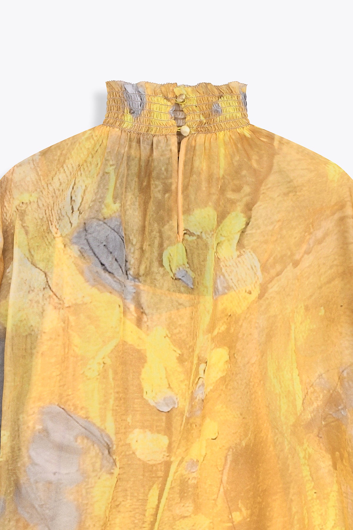 Top femme Or en soie "Promesses"