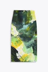 Jupe Crayon "Herbarium"