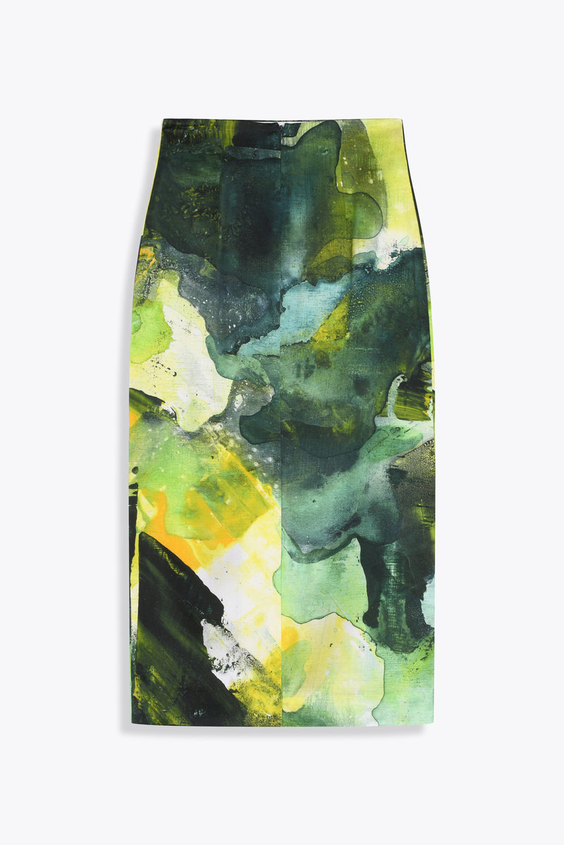 Jupe Crayon "Herbarium"