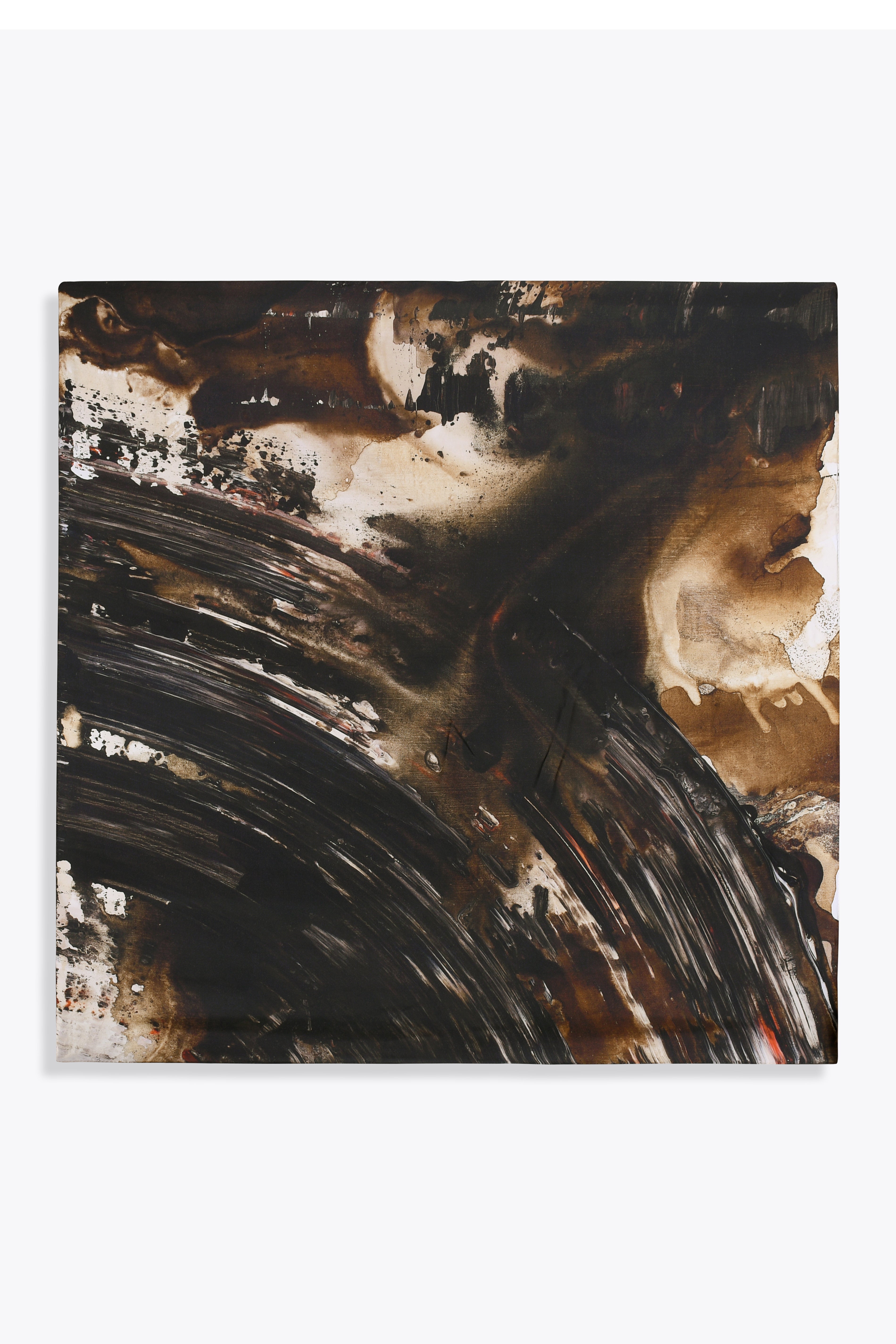 Carré de soie "Broux de noix"