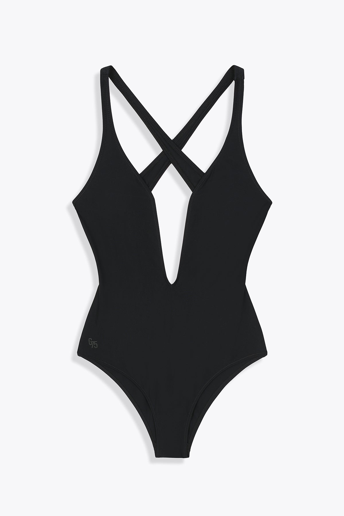 MAILLOT DE BAIN NOIR GALERIE75 CROISÉ DOS