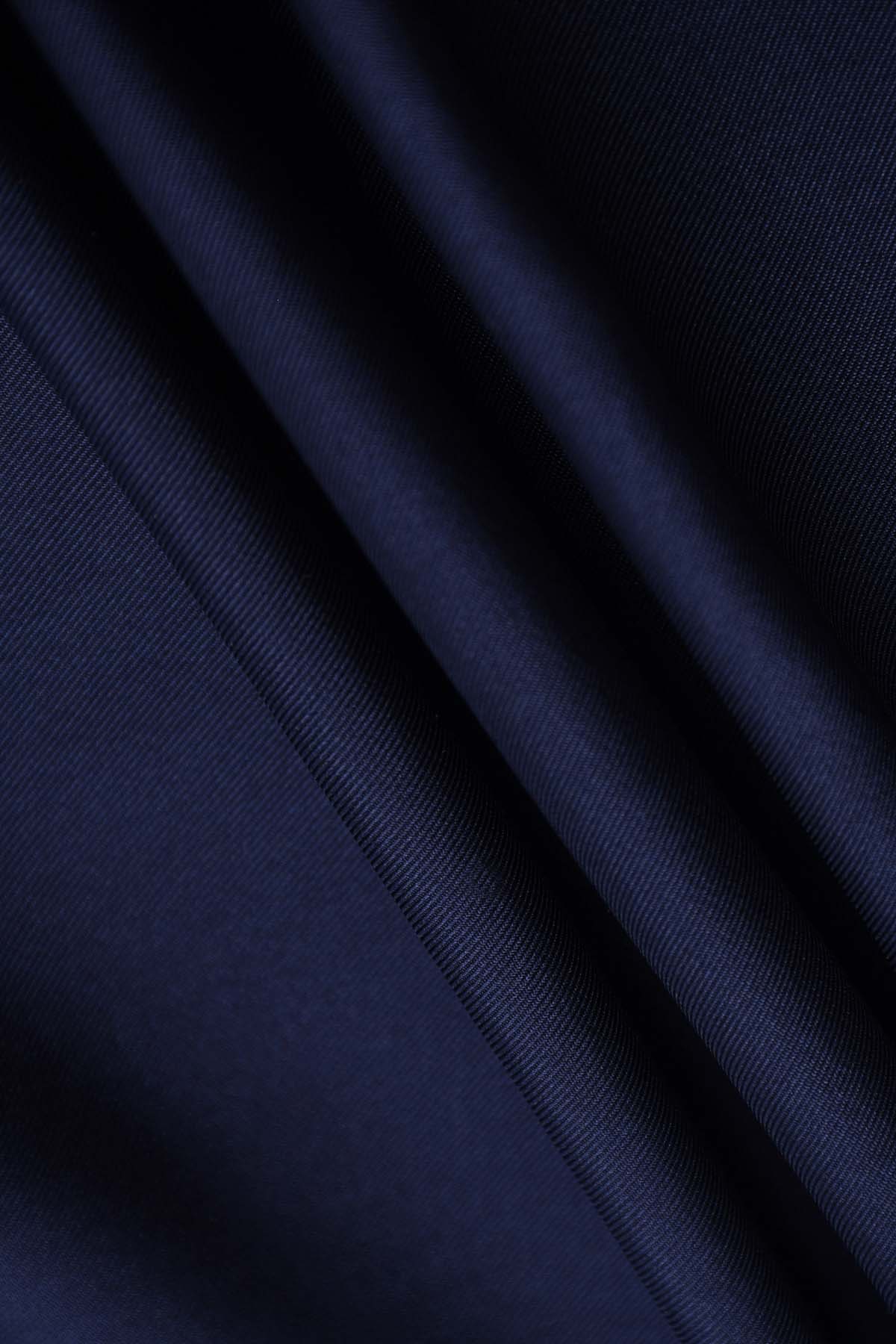 CHEMISE HOMME SOIE MARINE GALERIE 75 MANCHES LONGUES