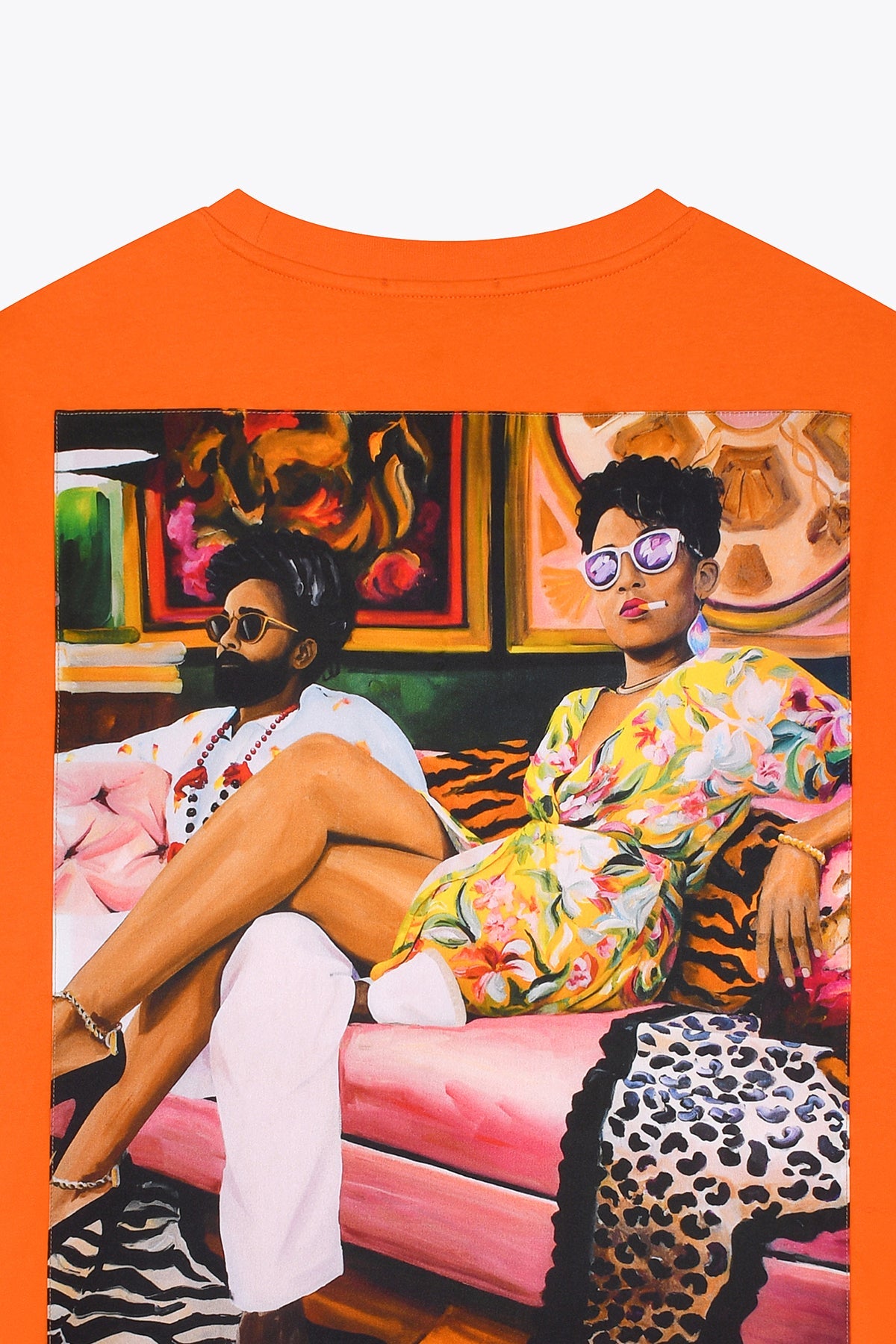 T-shirt homme Orange Sun Oversized Embassada