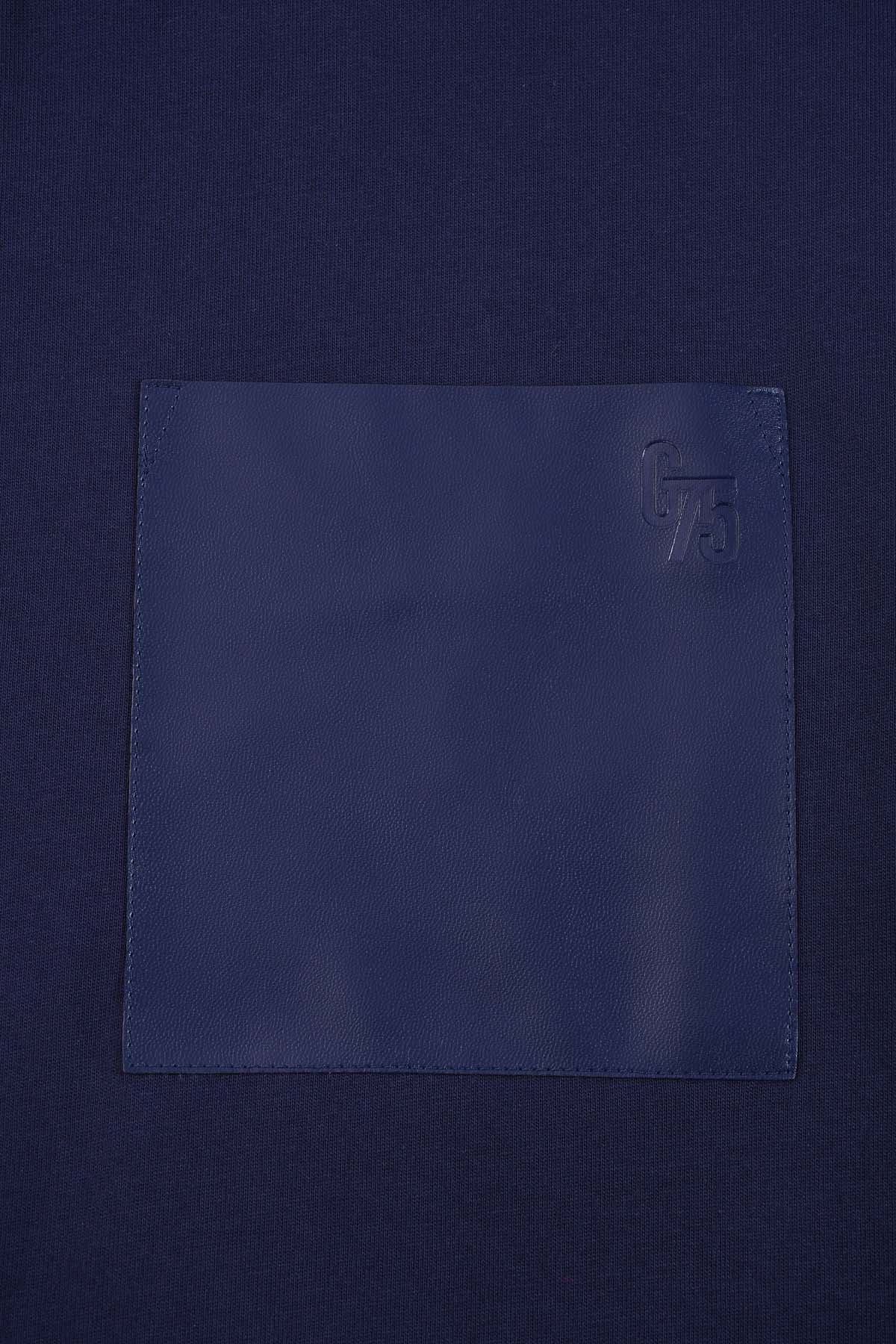 T-shirt homme bleu navy Oversized Embassada