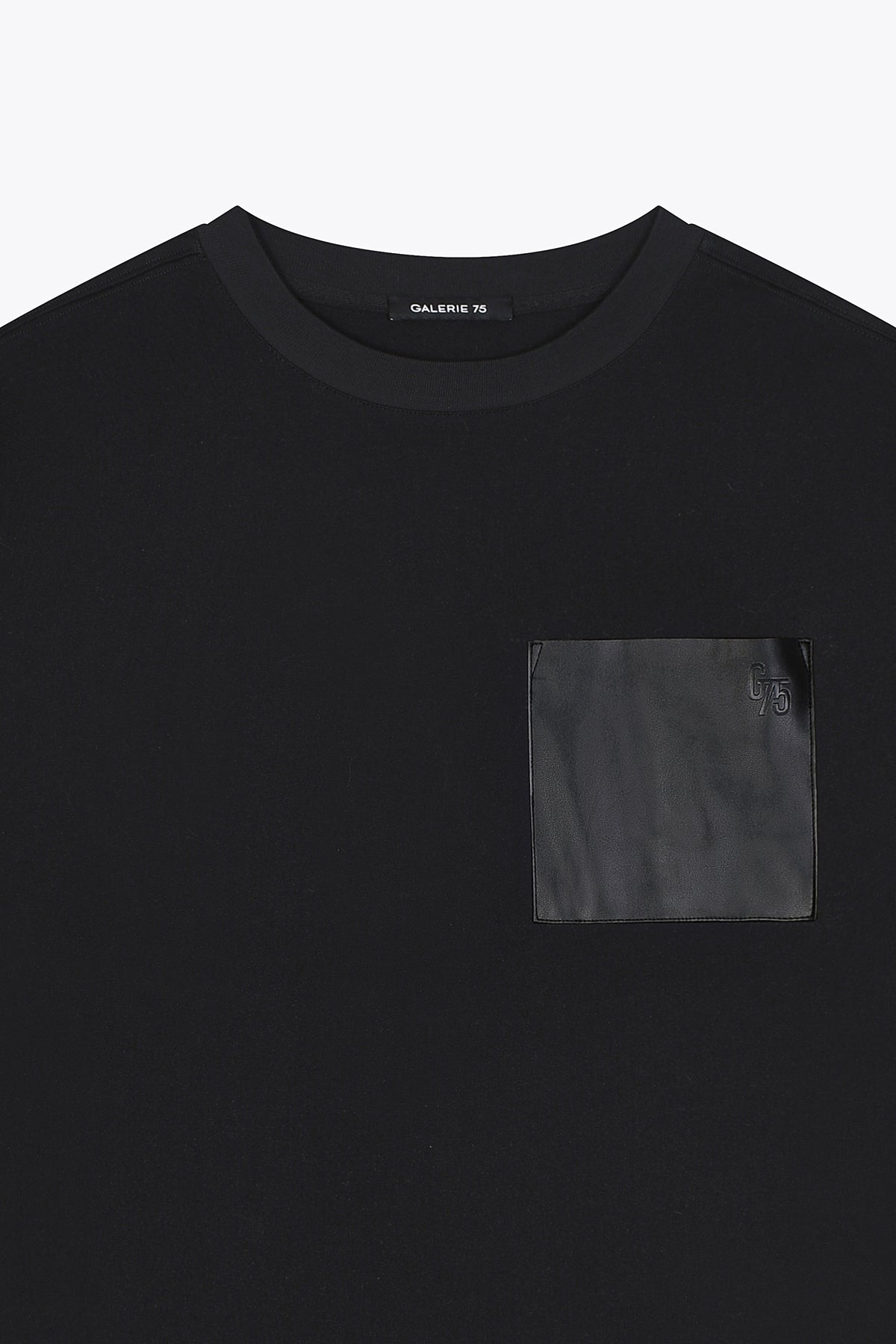 T-shirt noir homme Oversized Galerie 75 Diva La Kour