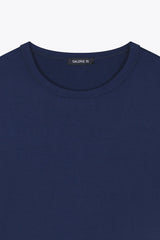 G75 WOMAN CROPPED TEESHIRT NAVY