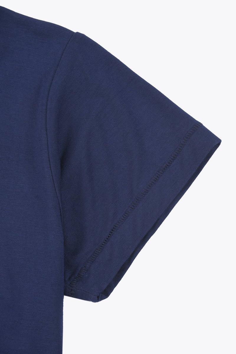 G75 WOMAN CROPPED TEESHIRT NAVY