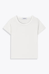 G75 WOMAN CROPPED TEESHIRT WHITE