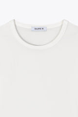 G75 WOMAN CROPPED TEESHIRT WHITE
