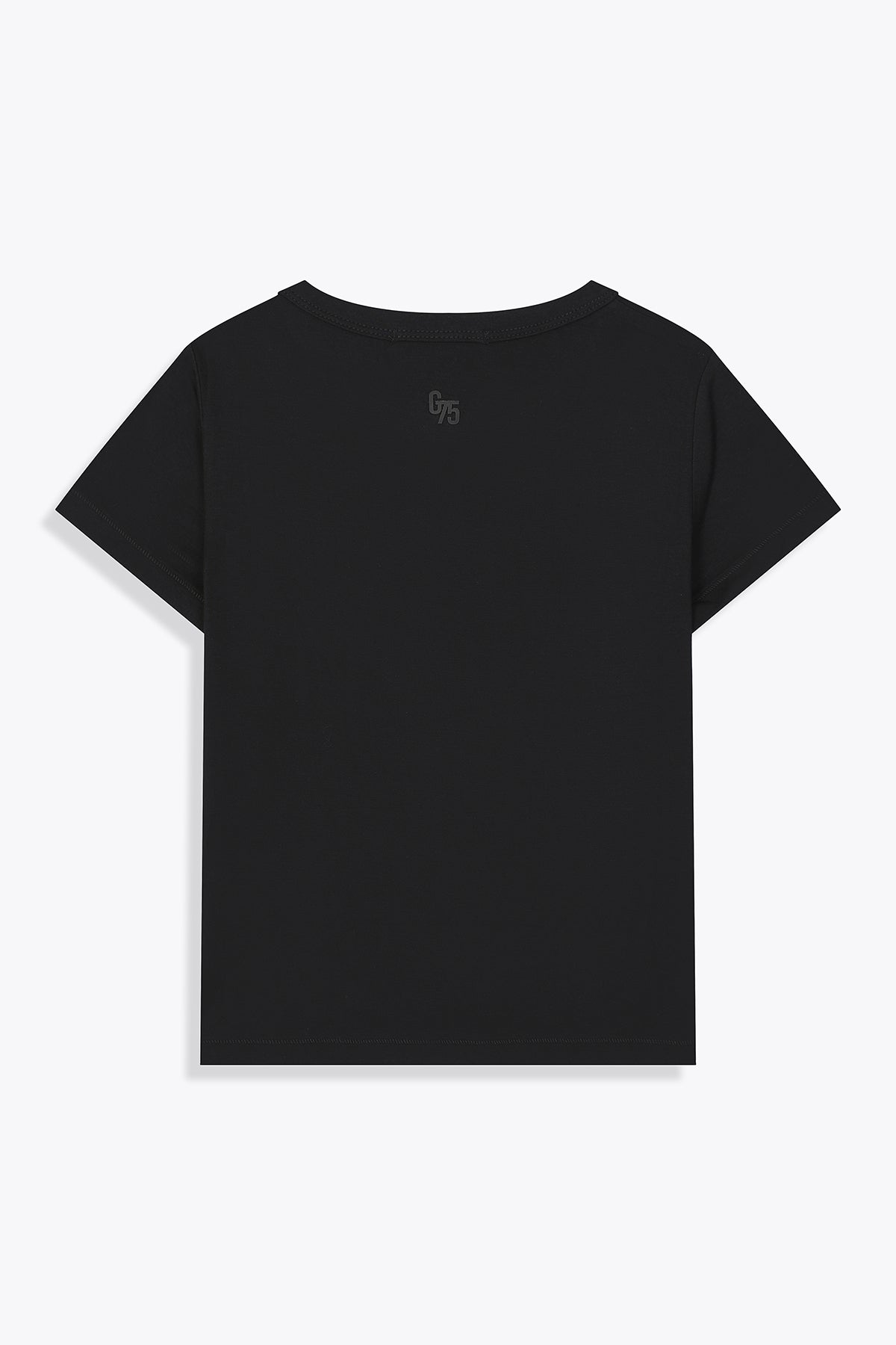 T-SHIRT FEMME NOIR G75 CROPPED