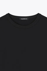 G75 WOMAN CROPPED TEESHIRT BLACK