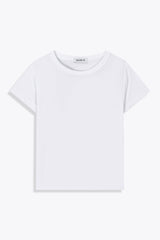 G75 WOMAN CROPPED TEESHIRT OFF WHITE