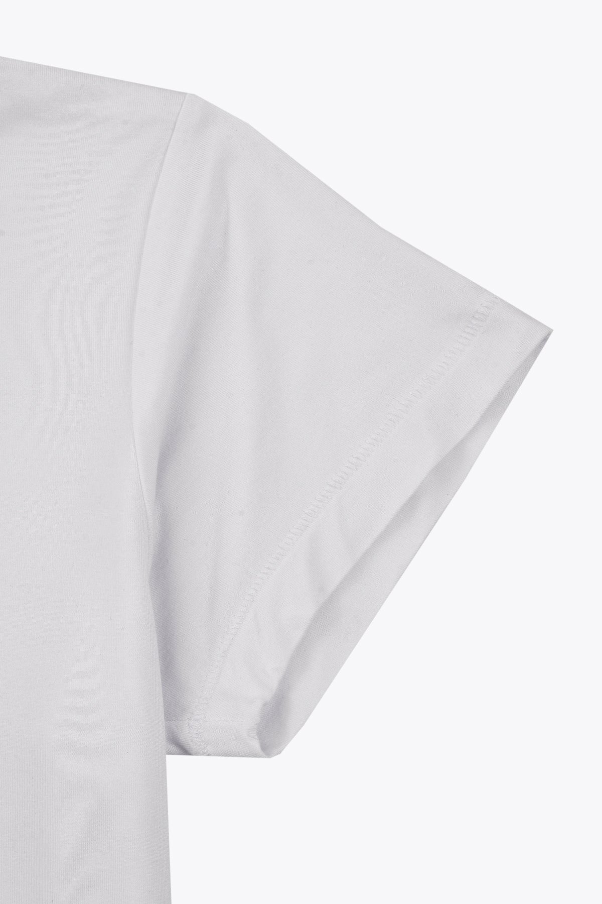 manches tshirt cropped blanc femme g75