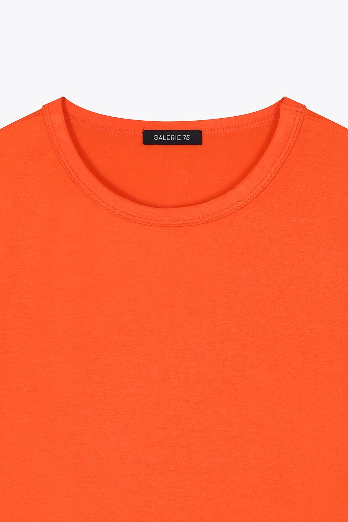 T-SHIRT FEMME SUN ORANGE G75 CROPPED
