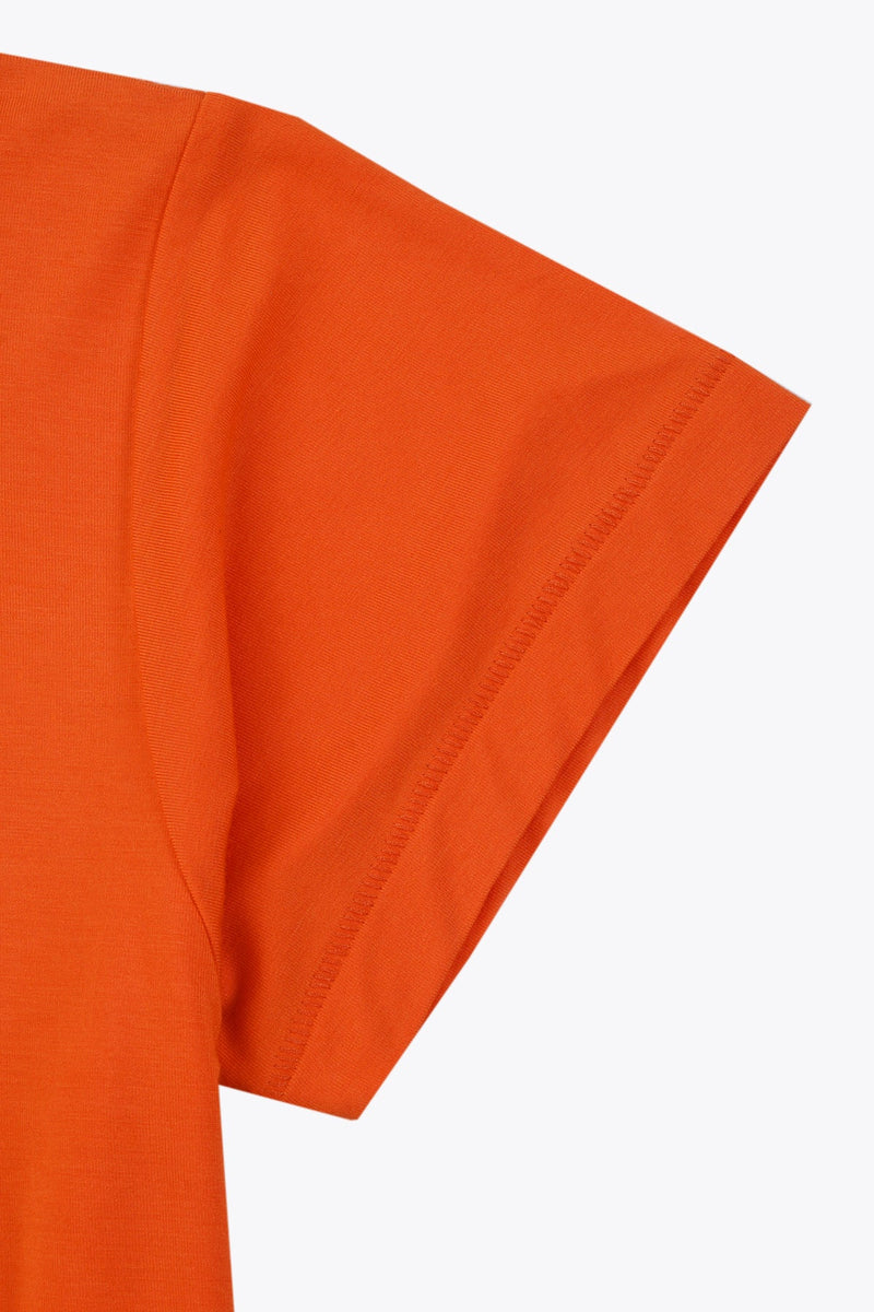 G75 WOMAN CROPPED TEESHIRT SUN ORANGE
