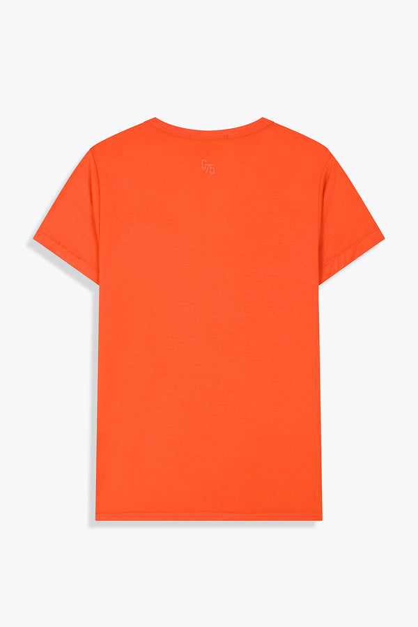 G75 WOMAN TUNIC TEESHIRT SUN ORANGE