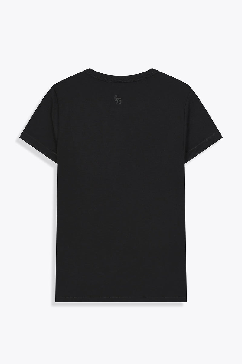G75 WOMAN TUNIC TEESHIRT BLACK