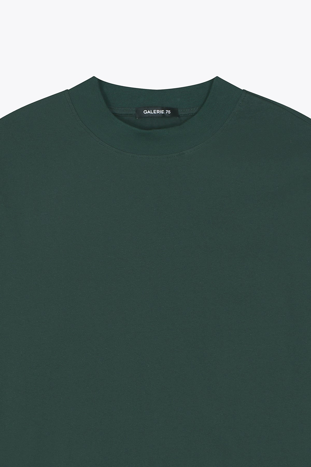 T-Shirt coton vert royal homme manches longues