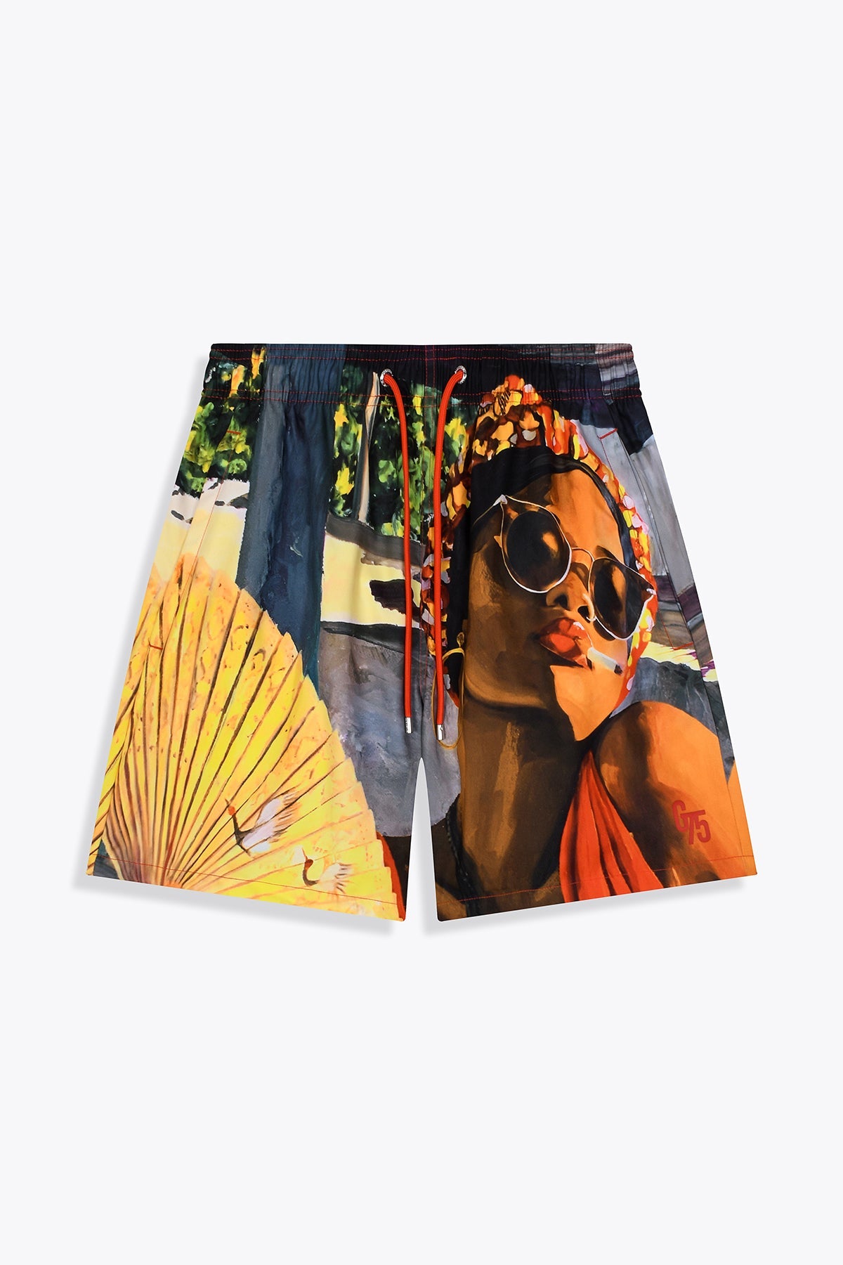 SHORT DE BAIN HOMME GALERIE 75 "DIVA LA KOUR"