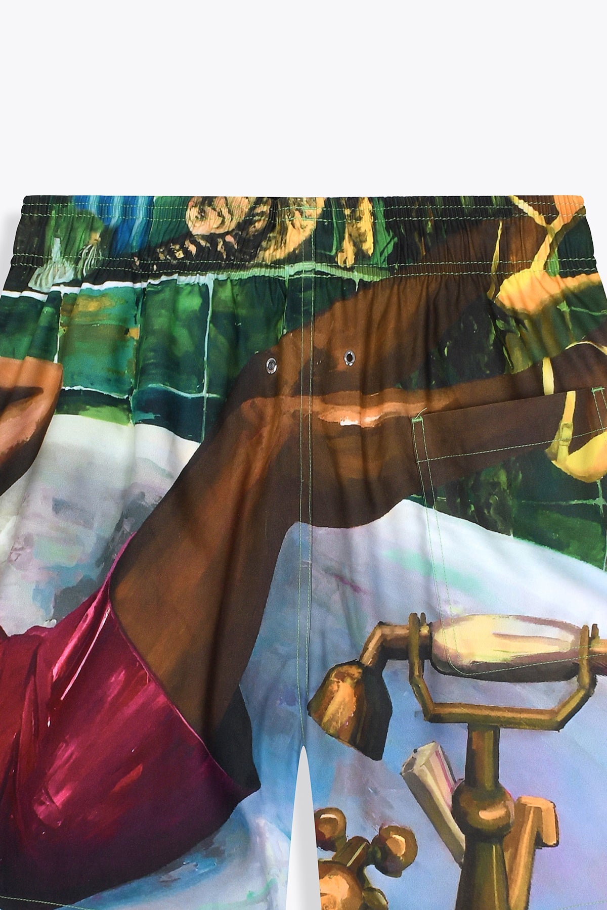 SHORT DE BAIN HOMME GALERIE 75 "UNE BOUTEILLE À TA MÈRE"