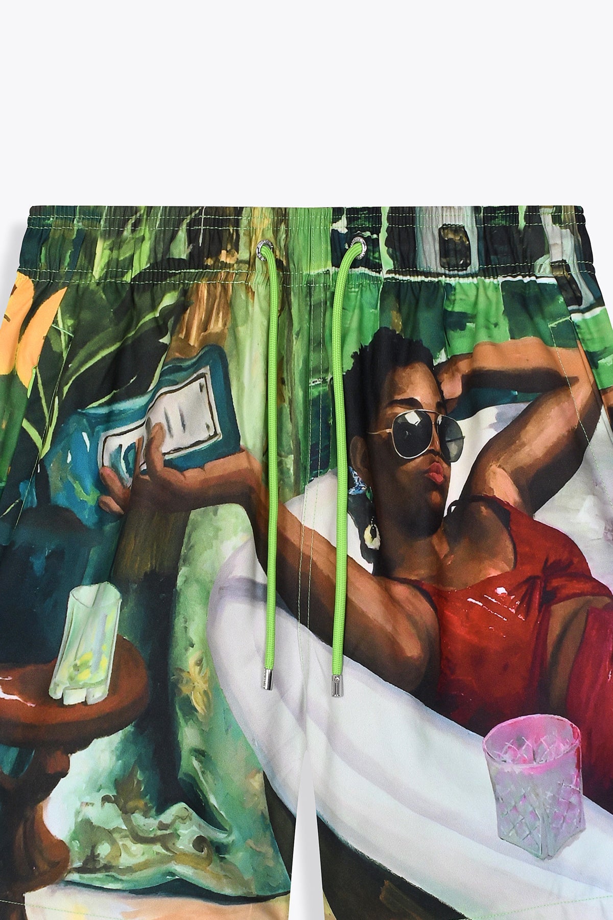 SHORT DE BAIN HOMME GALERIE 75 "UNE BOUTEILLE À TA MÈRE"