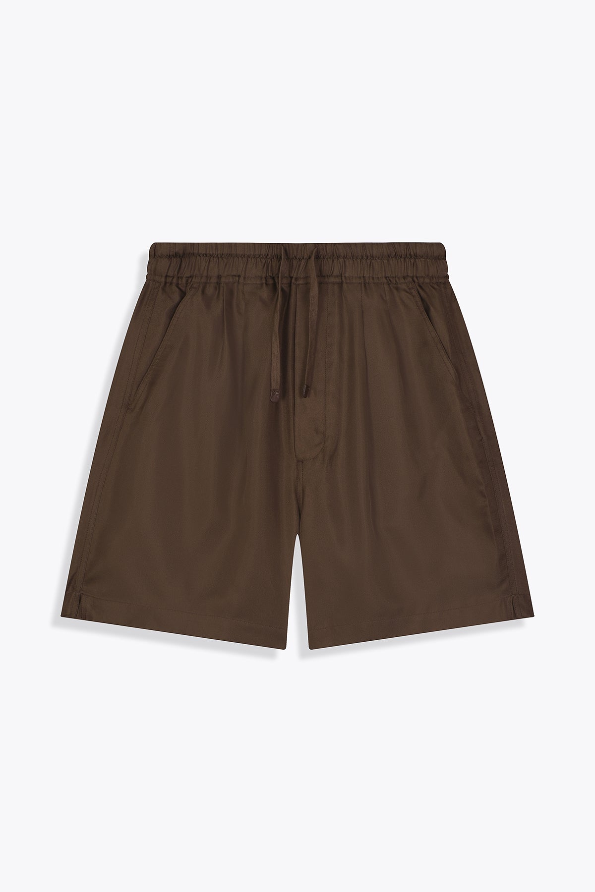 SHORT HOMME SOIE MARRONVG75 CLASSIC
