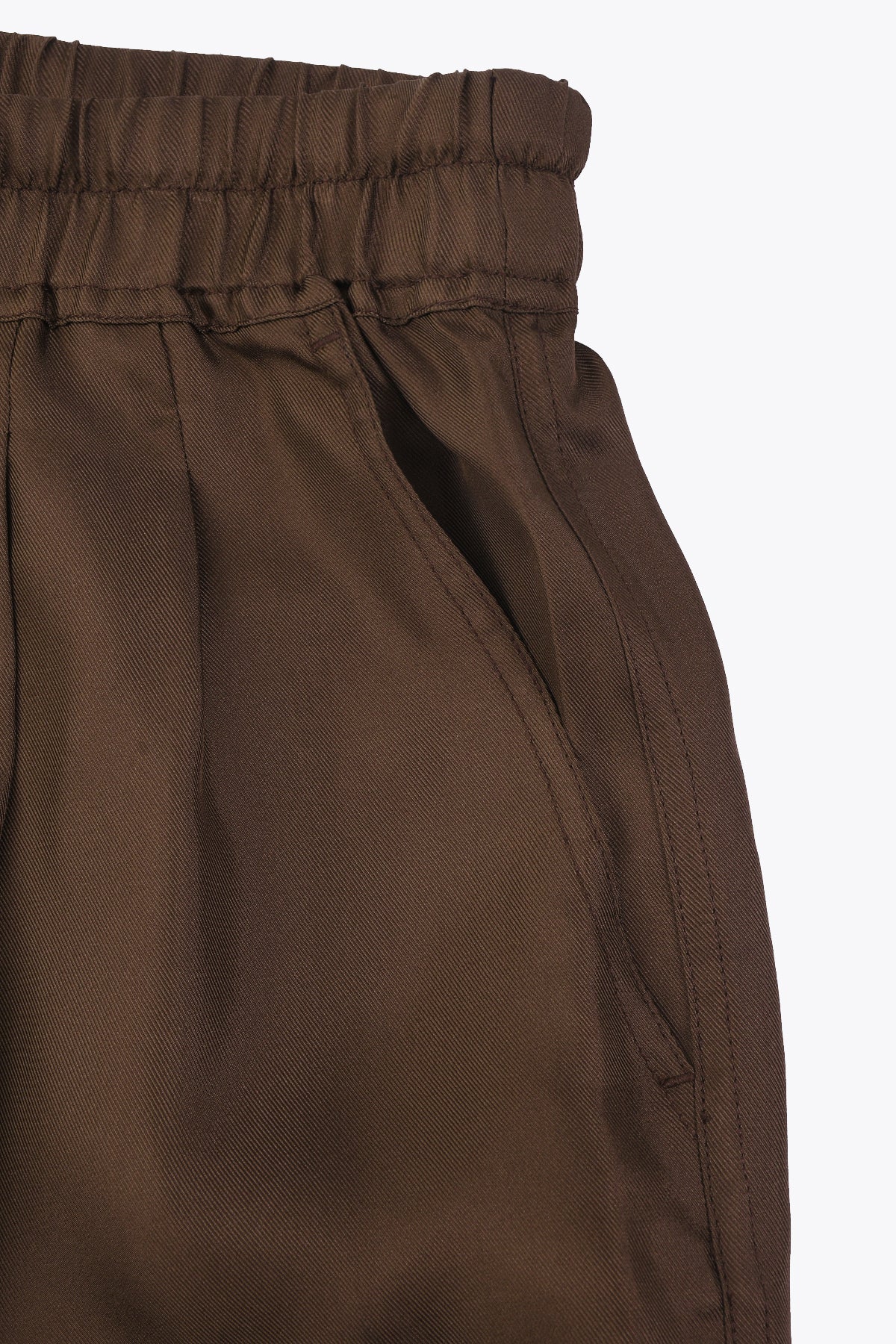 SHORT HOMME SOIE MARRONVG75 CLASSIC