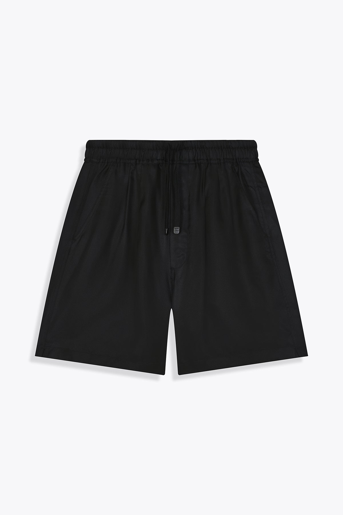 G75 short homme noir en soie