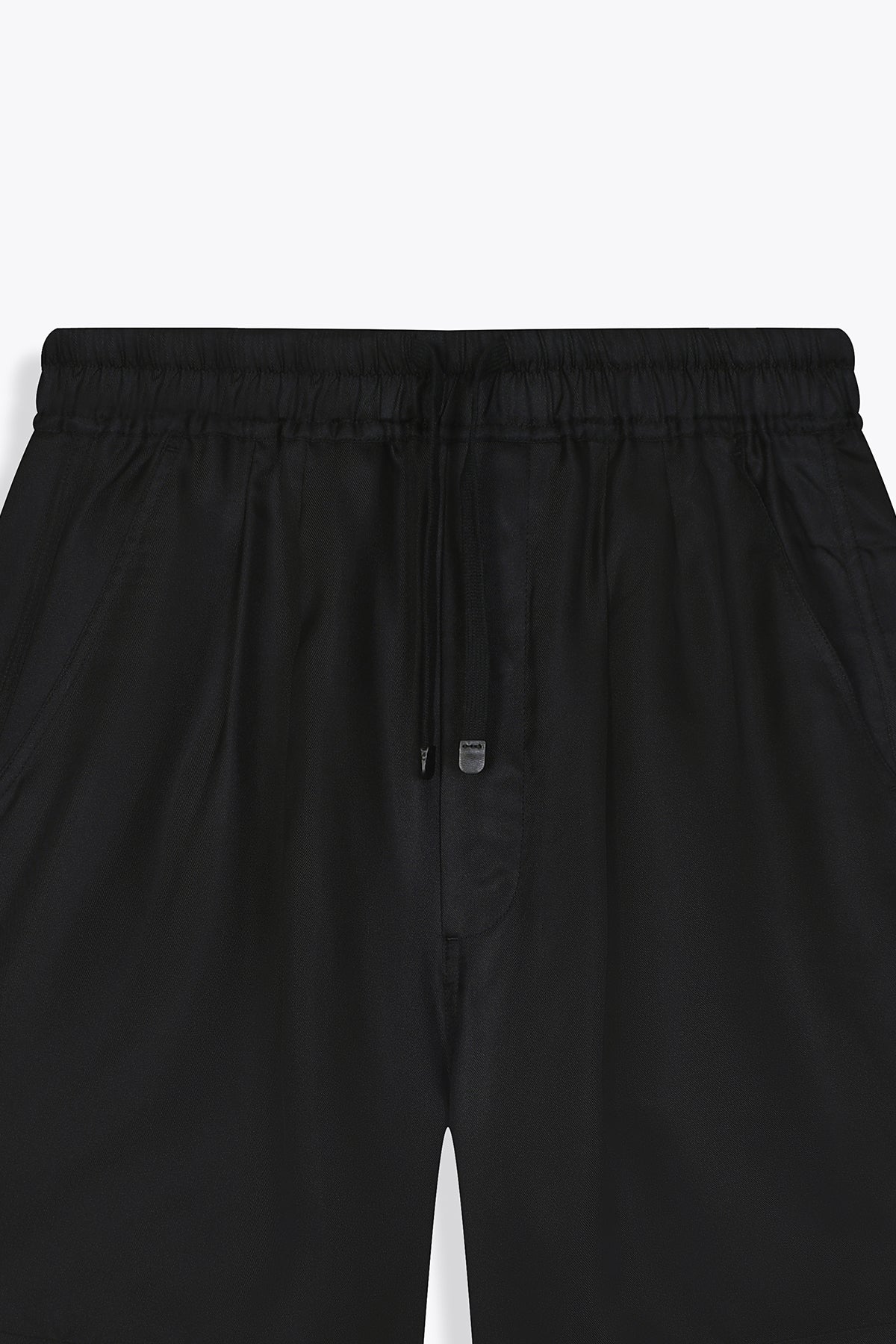 G75 short homme noir en soie