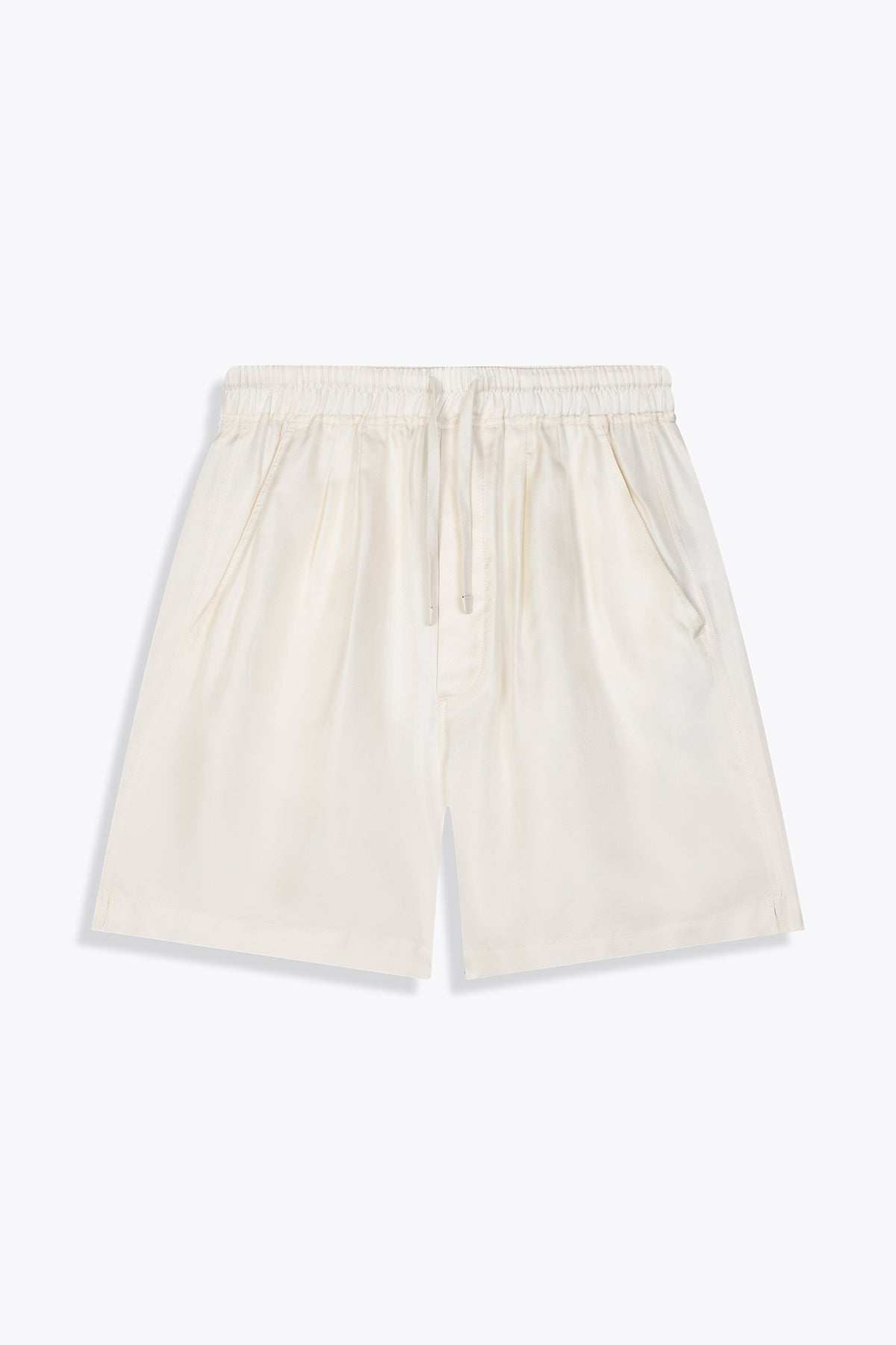 G75 SHORT HOMME SOIE BLANC CASSÉ
