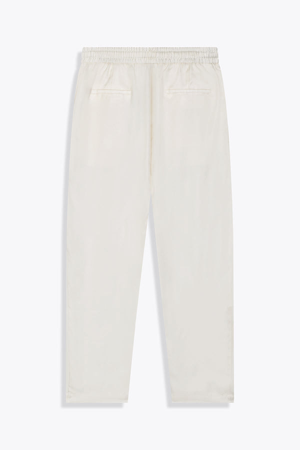G75 SILK TROUSER OFF WHITE