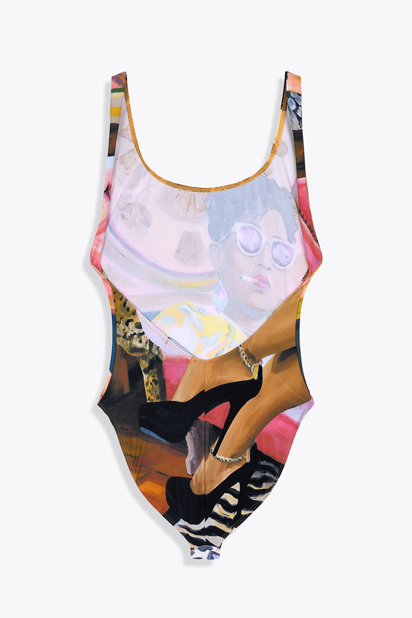 MAILLOT DE BAIN EMBASSADA ÉCHANCRÉ DOS