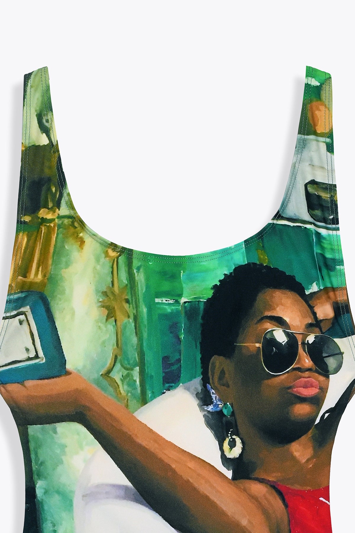 MAILLOT DE BAIN UNE BOUTEILLE À TA MÈRE ÉCHANCRÉ DOS