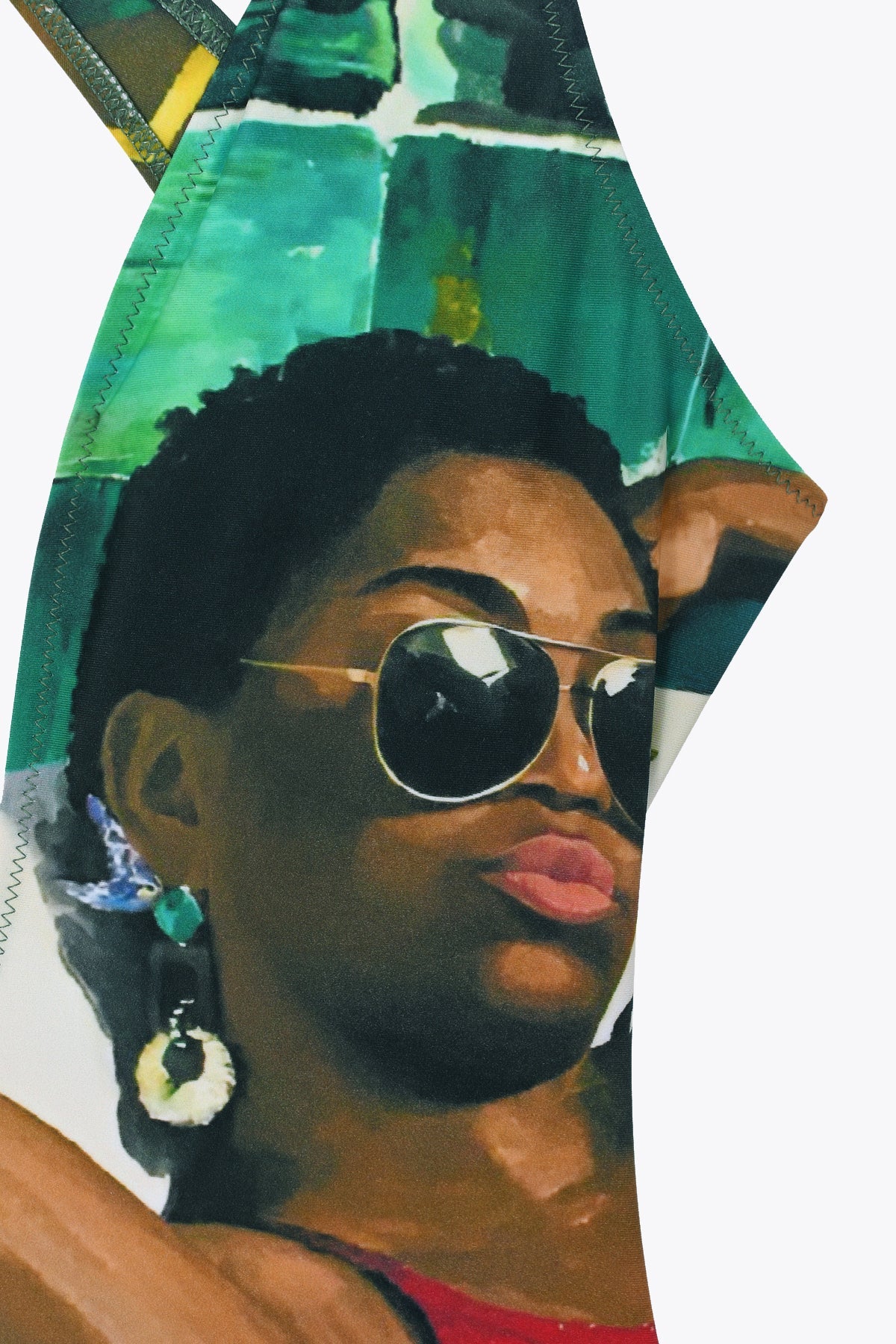 MAILLOT DE BAIN 1 PIECE GALERIE 75 UNE BOUTEILLE À TA MÈRE CROISÉ DOS