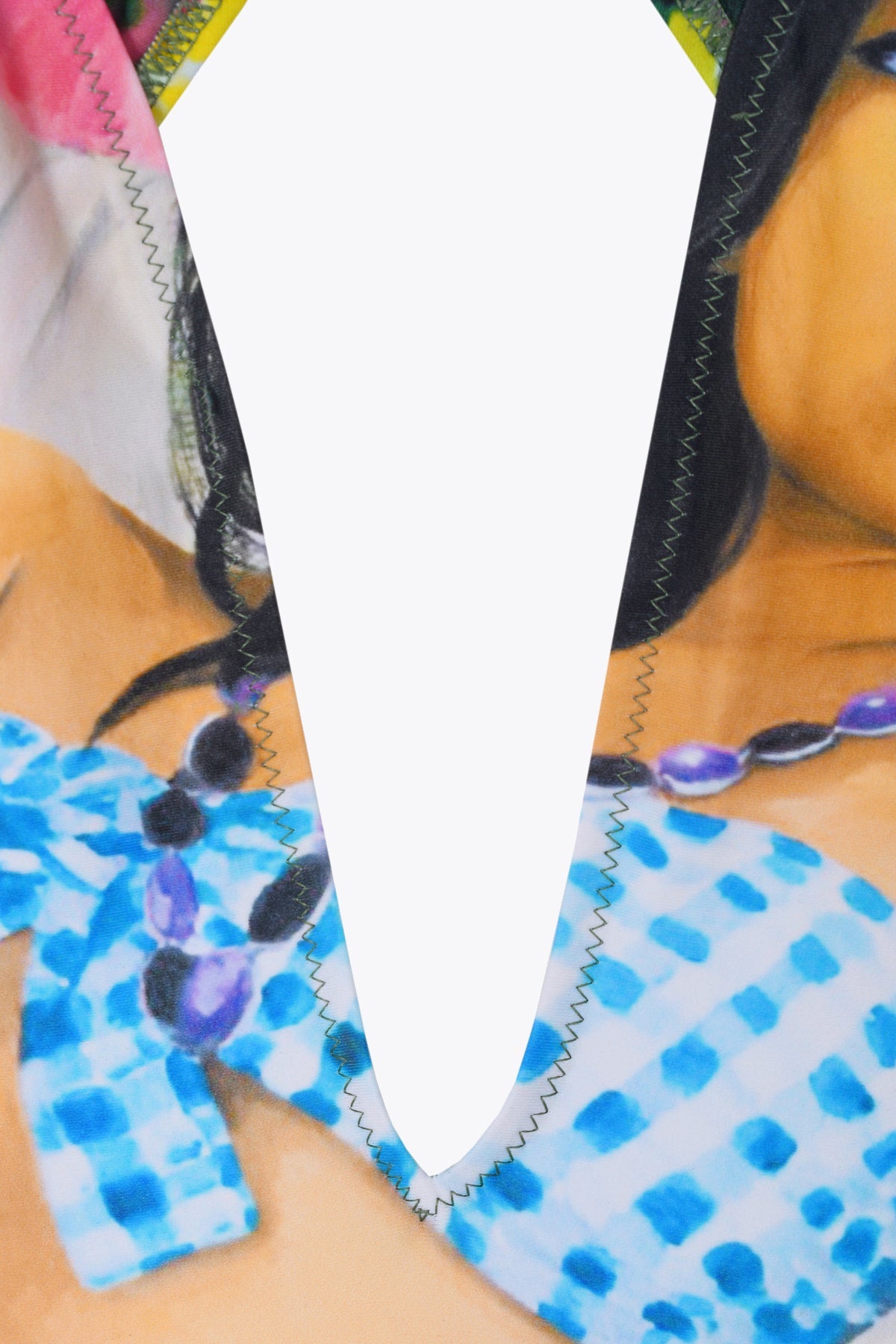 MAILLOT DE BAIN 1 PIECE CLOPE AU MUSEAU CROISÉ DOS