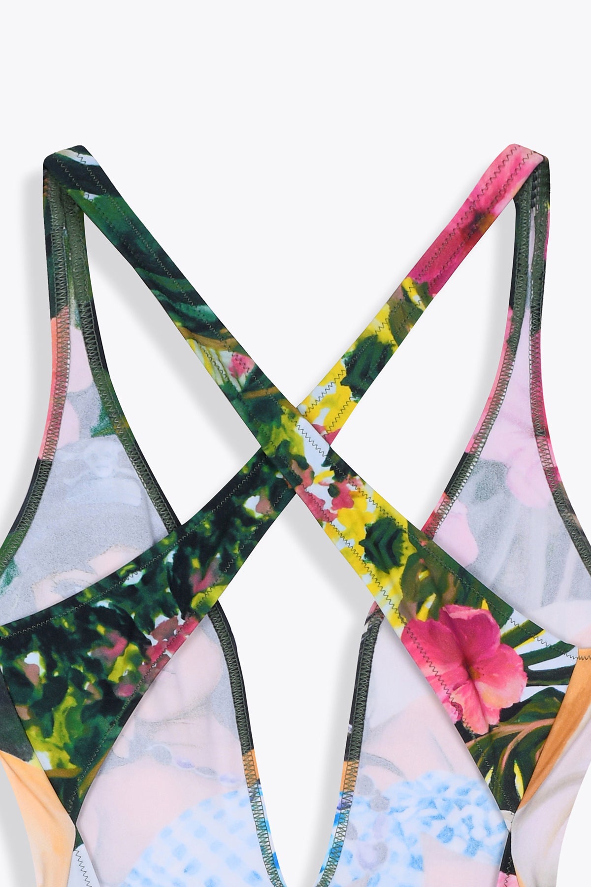 MAILLOT DE BAIN 1 PIECE CLOPE AU MUSEAU CROISÉ DOS