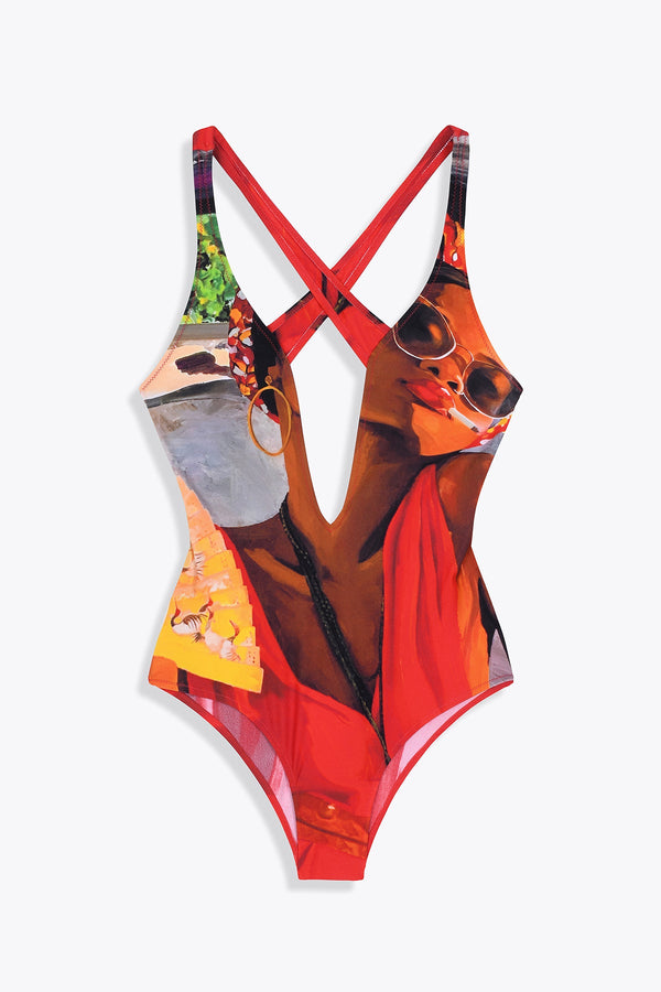 MAILLOT DE BAIN DIVA LA KOUR CROISÉ DOS