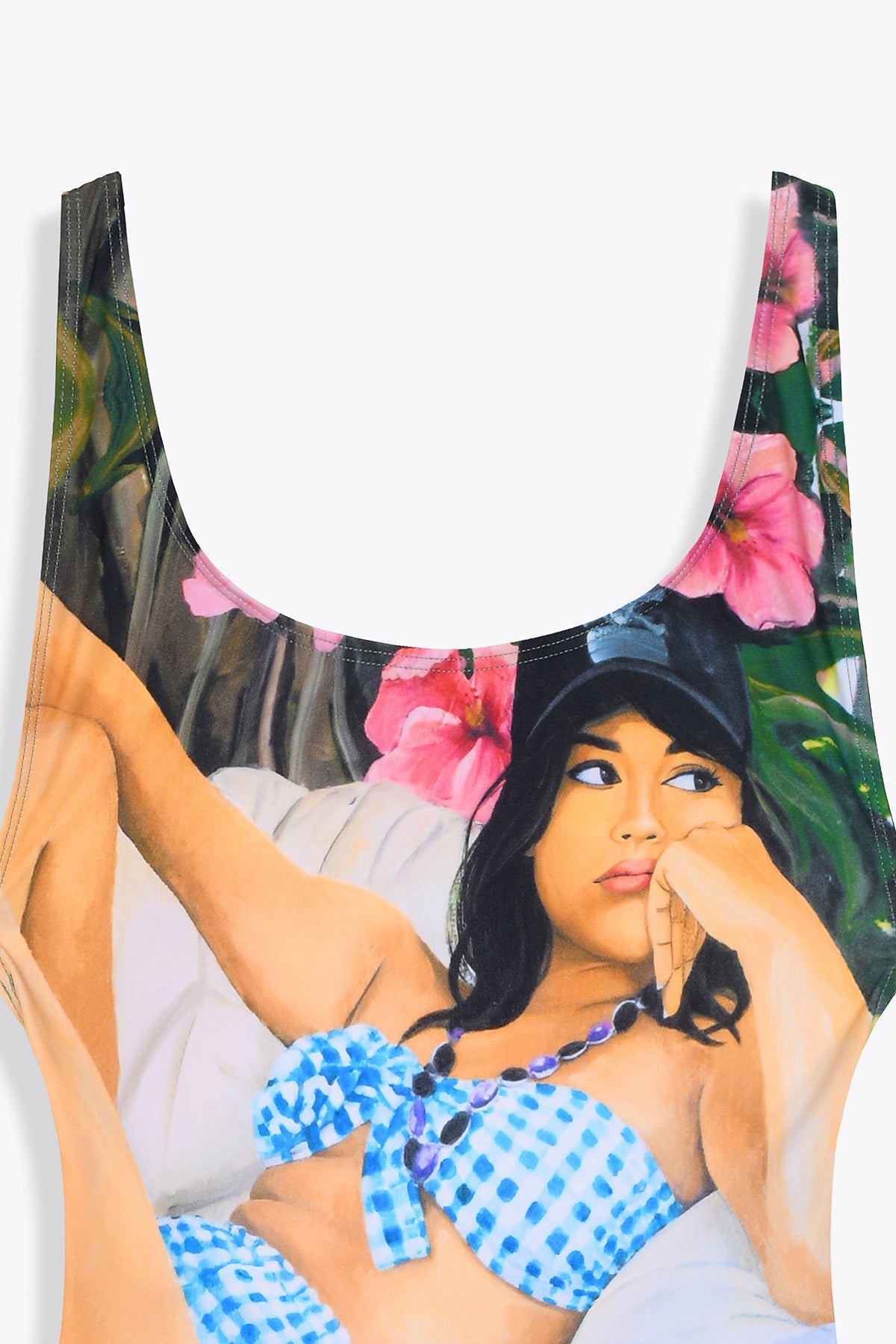 DETAIL MAILLOT DE BAIN 1 PIECE GALERIE 75 CLOPE AU MUSEAU ECHANCRÉ DOS