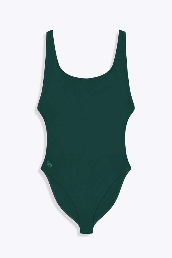G75 OPEN BACK MAILLOT DE BAIN GREEN ROYAL