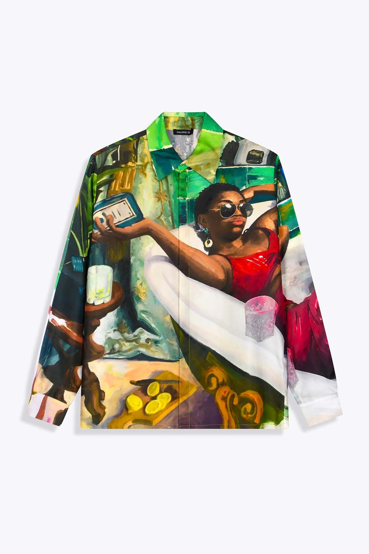 CHEMISE SOIE HOMME MANCHES LONGUES UNE BOUTEILLE À TA MÈRE