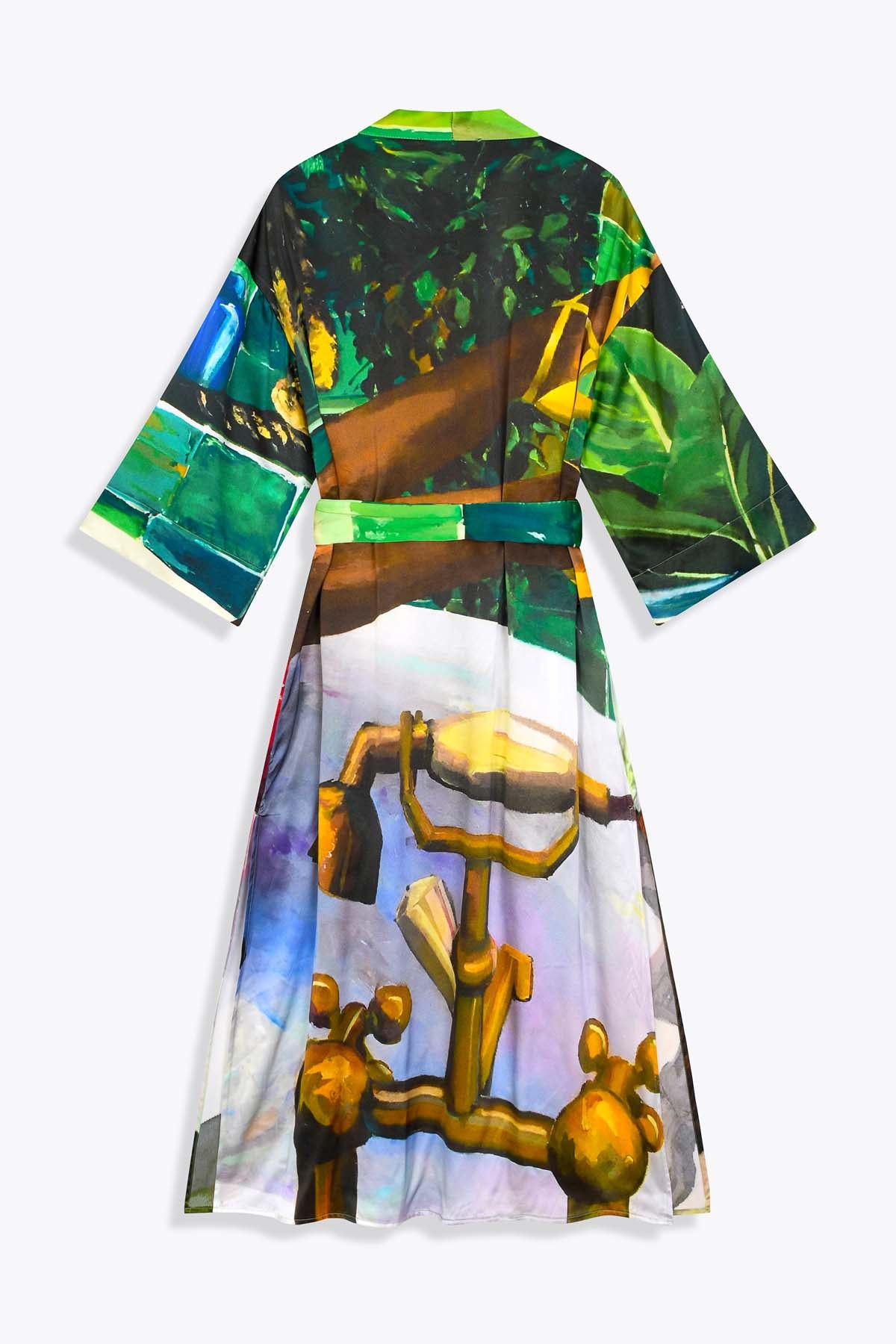 KIMONO SOIE FEMMME UNE BOUTEILLE À TA MÈRE