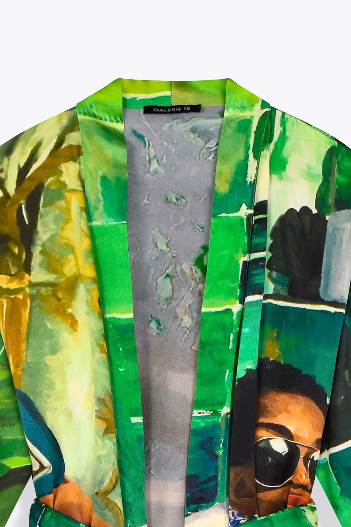 KIMONO SOIE FEMMME UNE BOUTEILLE À TA MÈRE